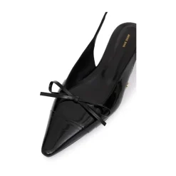 DAMES Anine Bing Pumps^Kitten Heel met Strikdetail