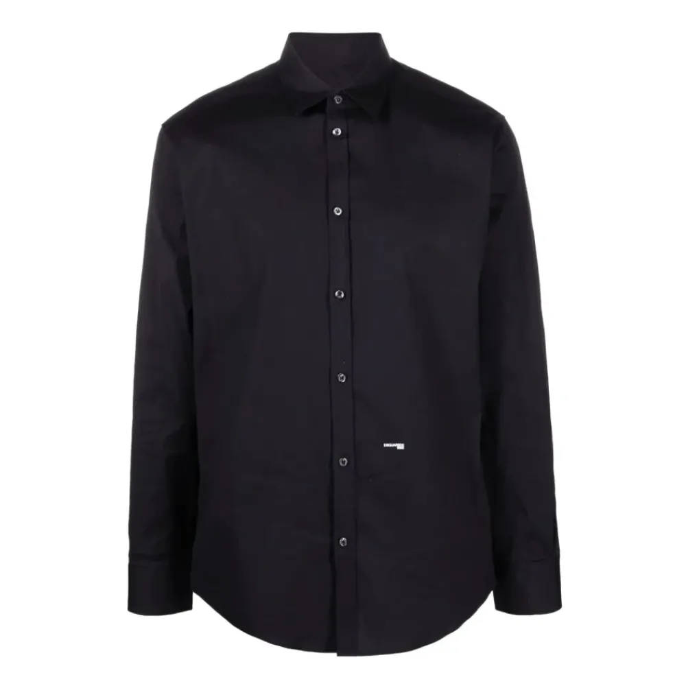 Heren Dsquared2 Overhemden^Klassiek Overhemd Verhoog Stijl
