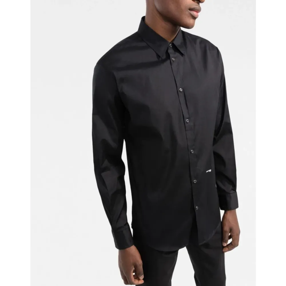 Heren Dsquared2 Overhemden^Klassiek Overhemd Verhoog Stijl
