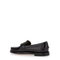 DAMES Sebago Loafers^Klassieke Bordeaux Platte Schoenen voor Vrouwen