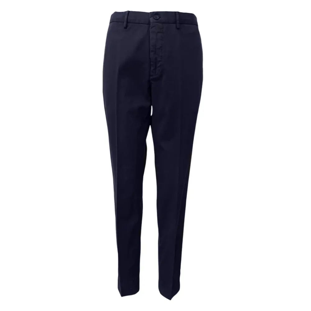 Heren Incotex Klassieke Chino's in Donker