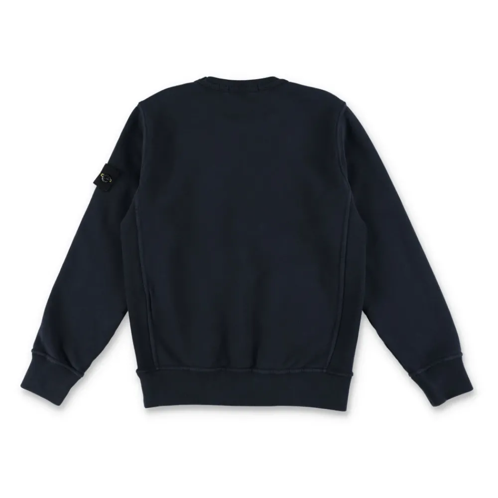 Stone Island Bovenkleding^Klassieke Crew Neck Fleece Sweatshirt