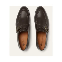 Heren Loro Piana Klassieke Derby Schoenen met Leren Details