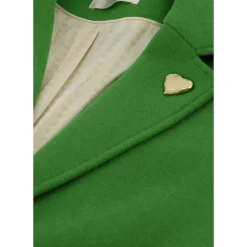 DAMES FABIENNE CHAPOT Klassieke Jas met Hartspeld