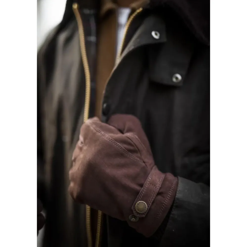 Heren Hestra Klassieke Lederen Handschoenen met Primaloft Vulling