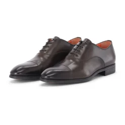 Heren Santoni Klassieke leren veterschoenen
