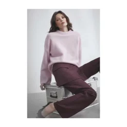 DAMES Co'Couture Truien & Vesten^Klassieke O-Neck Wollen Trui