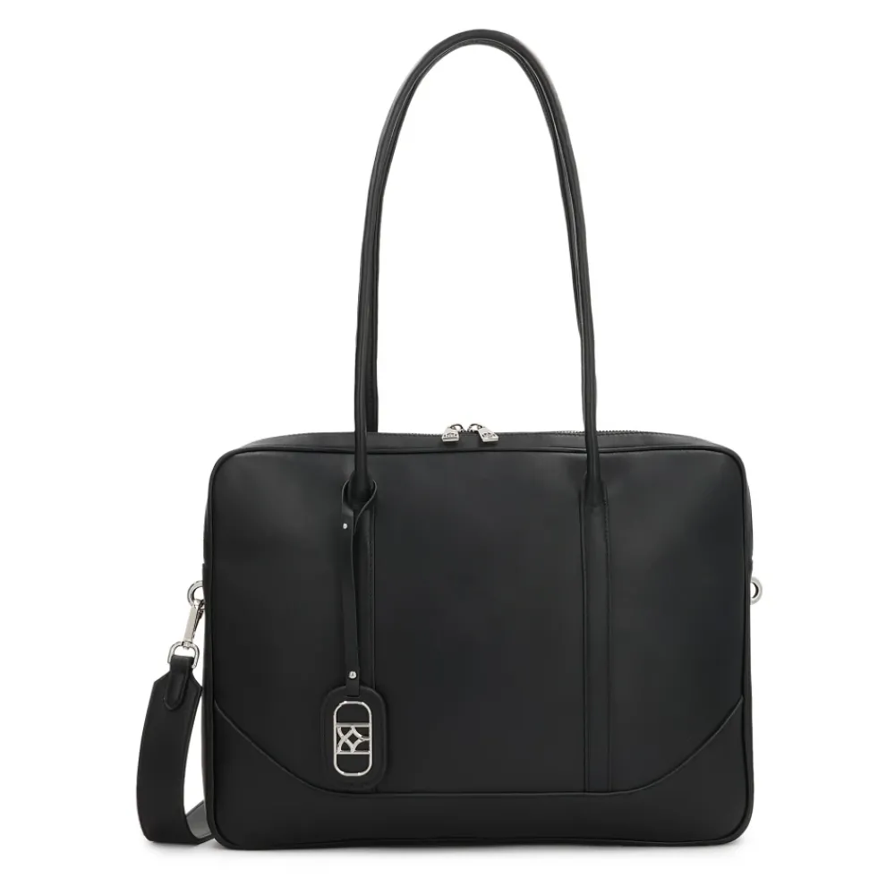 DAMES Kazar Laptoptassen^Klassieke e leren laptoptas