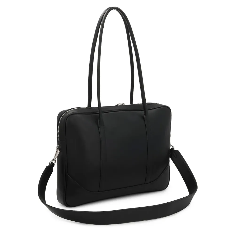 DAMES Kazar Laptoptassen^Klassieke e leren laptoptas