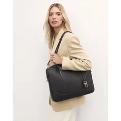 DAMES Kazar Laptoptassen^Klassieke e leren laptoptas