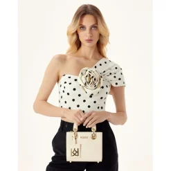 DAMES Kazar Heuptassen^Kleine leren tas met handvatten