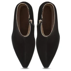 DAMES Cesare Gaspari Kleur Stiletto Hak Enkellaarsjes Scarlett -