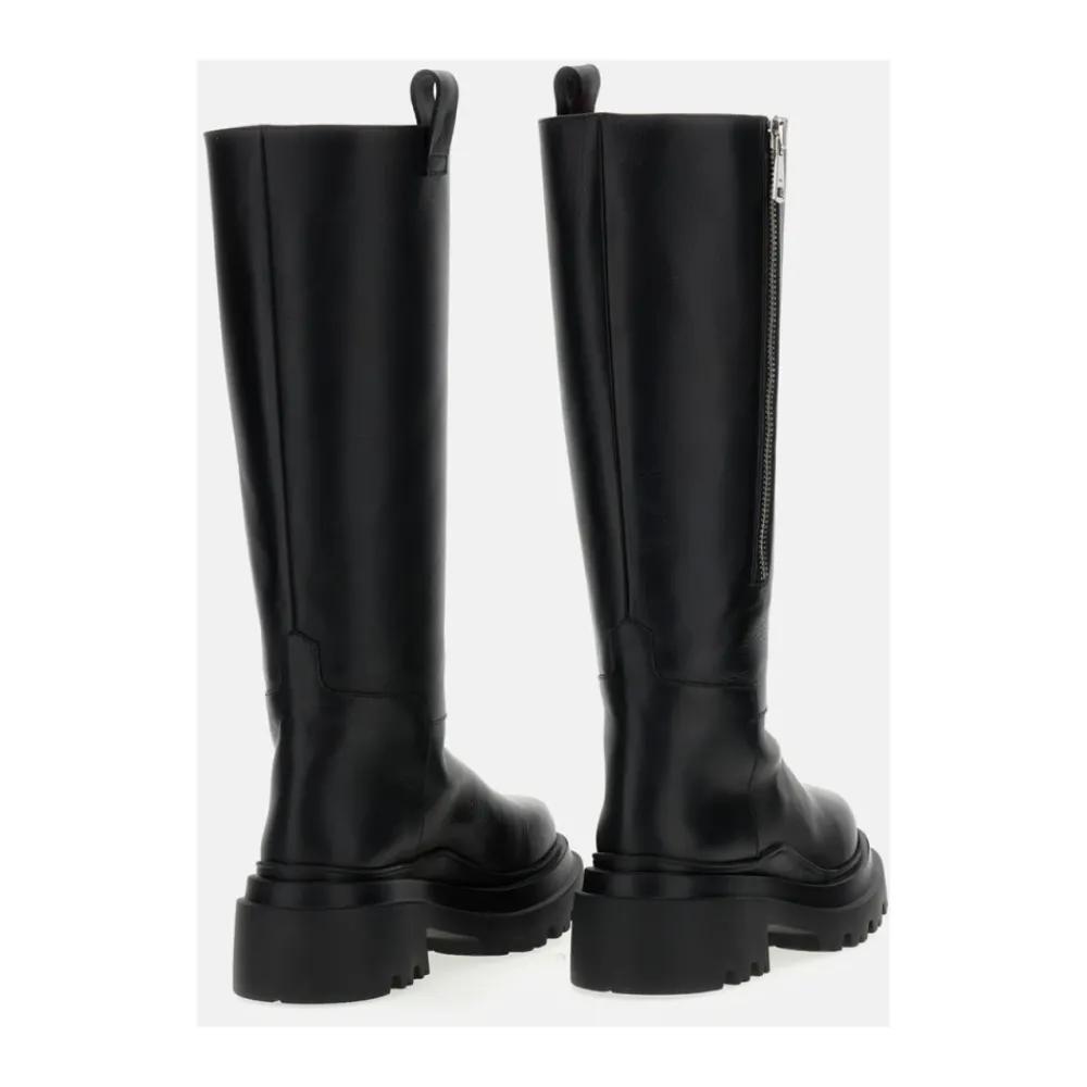 DAMES PLAN C Kniehoge laarzen met rits