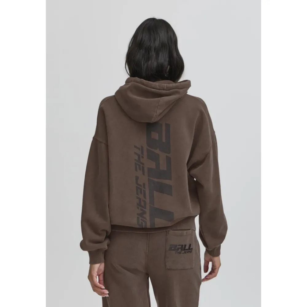 DAMES Ball Koffieboon Hoodie Sweatshirt