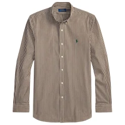 Heren Polo Ralph Lauren Overhemden^Koper Latte Pullover Sweater