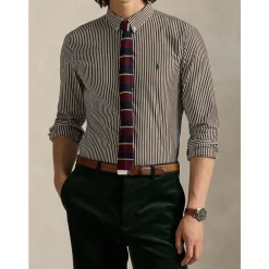 Heren Polo Ralph Lauren Overhemden^Koper Latte Pullover Sweater