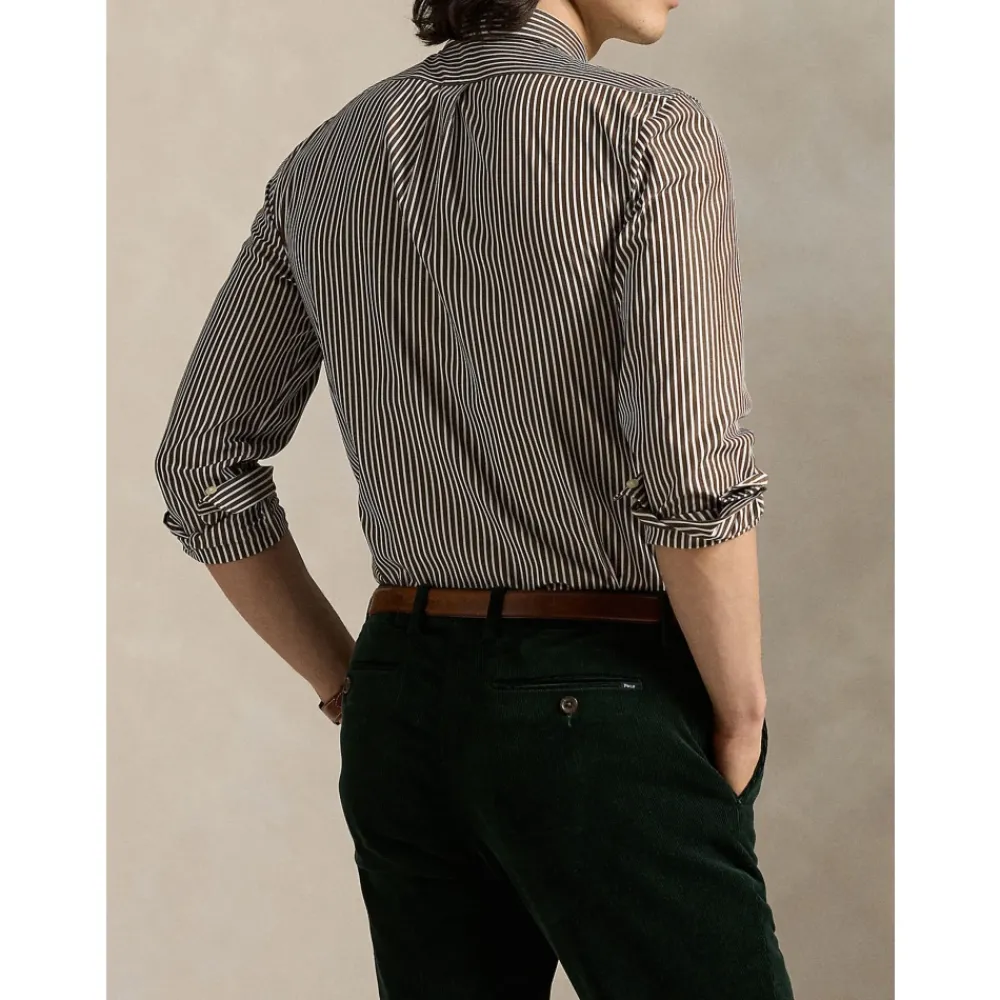 Heren Polo Ralph Lauren Overhemden^Koper Latte Pullover Sweater