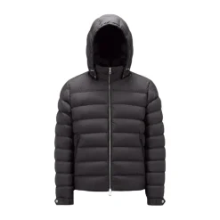 Heren Moncler Korte Donsjas met Capuchon