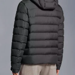 Heren Moncler Korte Donsjas met Capuchon