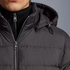 Heren Moncler Korte Donsjas met Capuchon