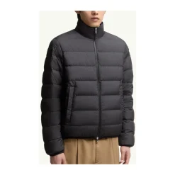 Heren Moncler Korte donsjas met opstaande kraag