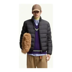 Heren Moncler Korte donsjas met opstaande kraag