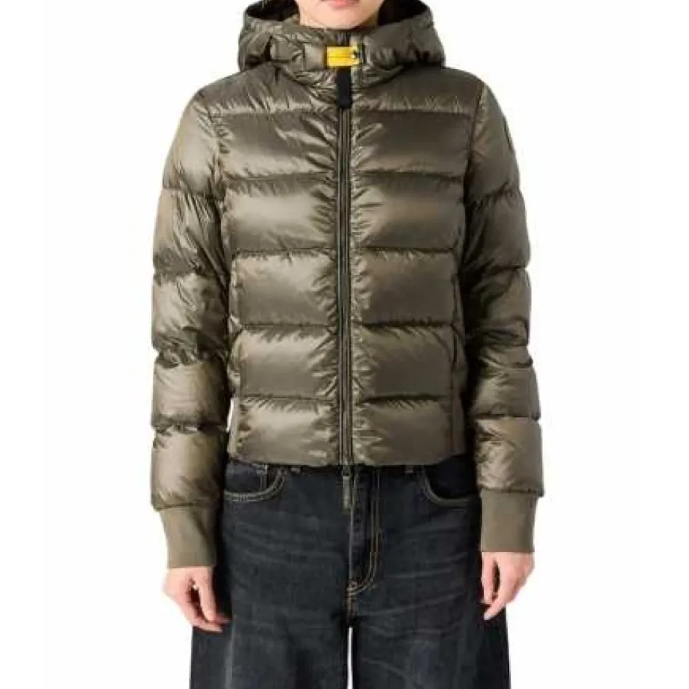 DAMES Parajumpers Korte Olijfgrijze Mariah Hoodie Jas