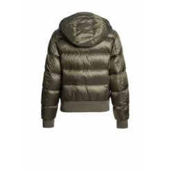 DAMES Parajumpers Korte Olijfgrijze Mariah Hoodie Jas