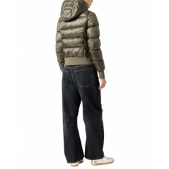 DAMES Parajumpers Korte Olijfgrijze Mariah Hoodie Jas