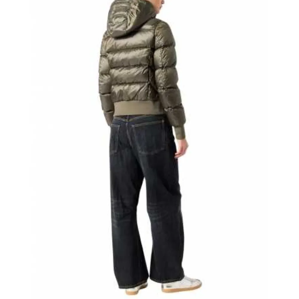 DAMES Parajumpers Korte Olijfgrijze Mariah Hoodie Jas