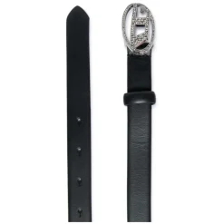 Diesel Riemen En Bretels^Kristalversierde leren kinderriem