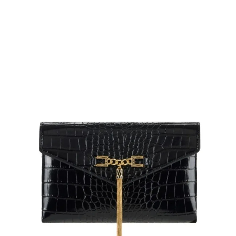 DAMES Elisabetta Franchi Clutches^Krokodillenprint Schoudertas