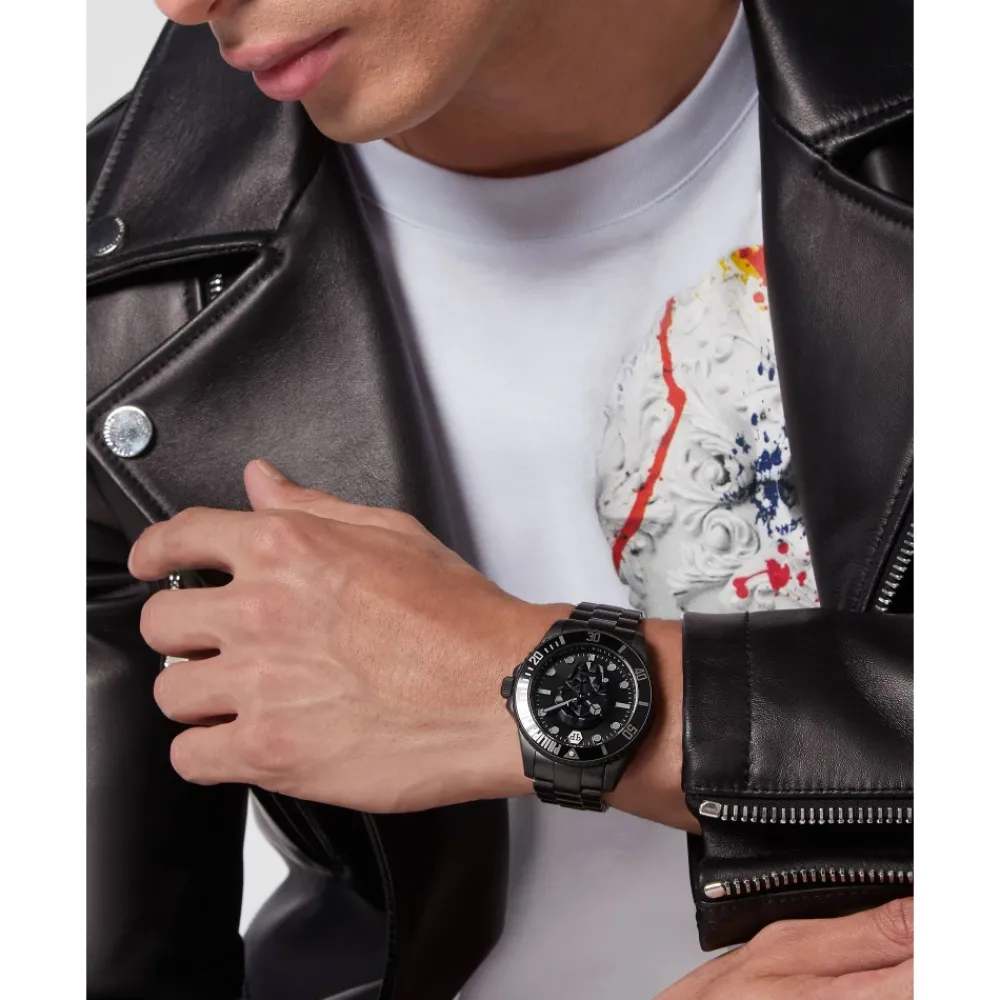 Heren Philipp Plein $kull Diver 44mm Horloge