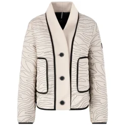 DAMES Marc Cain Kurze Steppjacke mit Strick-Detail