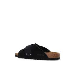 Heren Birkenstock Kyoto Nubuck Sandalen