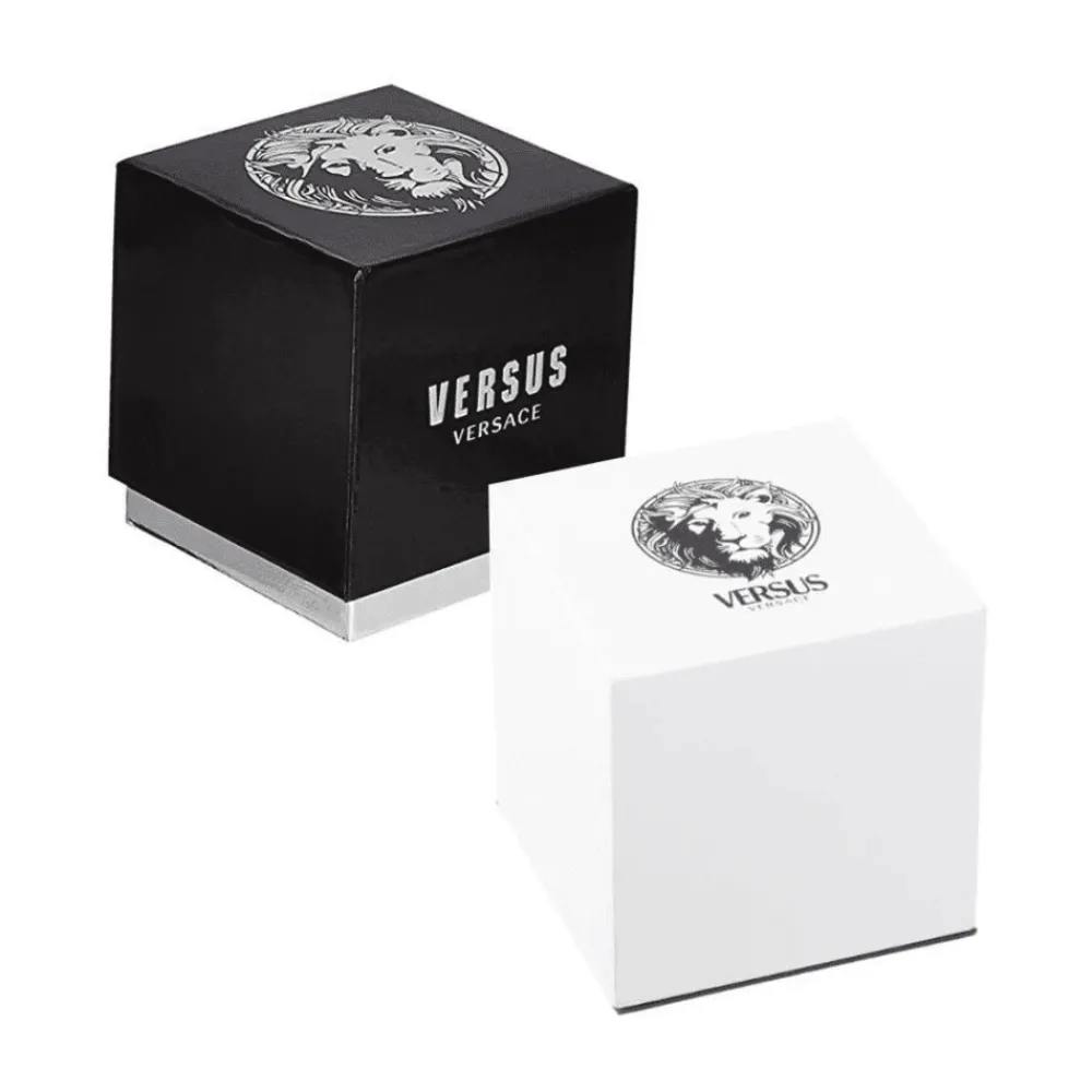 DAMES Versus Versace Léa Dameshorloge Blauw Leren Band