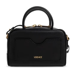 DAMES Versace Handtassen^La Medusa Leather Mini Boston Bag