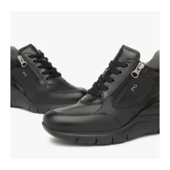 DAMES Nerogiardini Sleehakken^Lace-up Boots