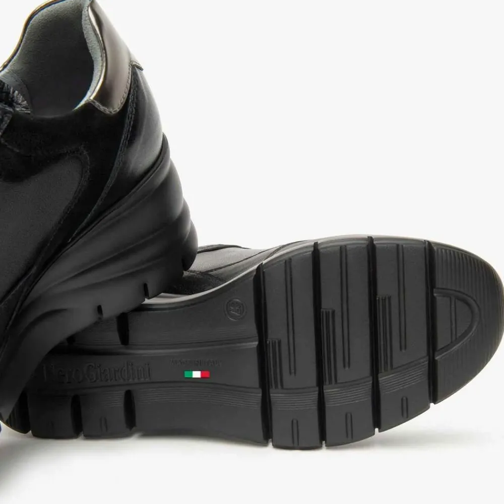 DAMES Nerogiardini Sleehakken^Lace-up Boots