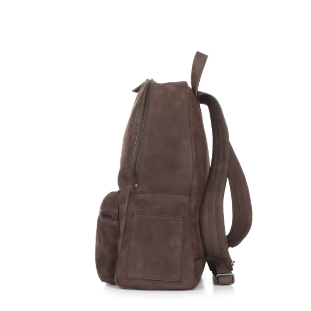 Heren Orciani Rugzakken^Laio Micron Lederen Rugzak