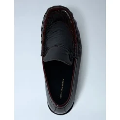 DAMES Dries Van Noten Lakleren Loafers Amandel Teen