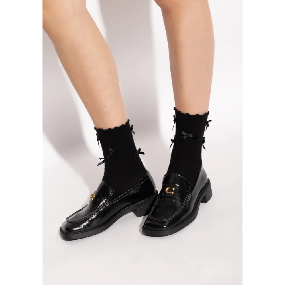 DAMES Coach Lakleren schoenen type Loafers