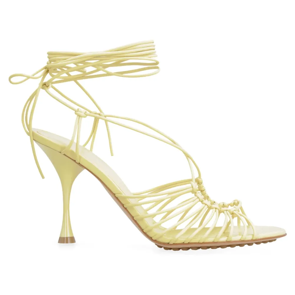 DAMES Bottega Veneta Sandalen^Lams Sandalen met Stippenhakken