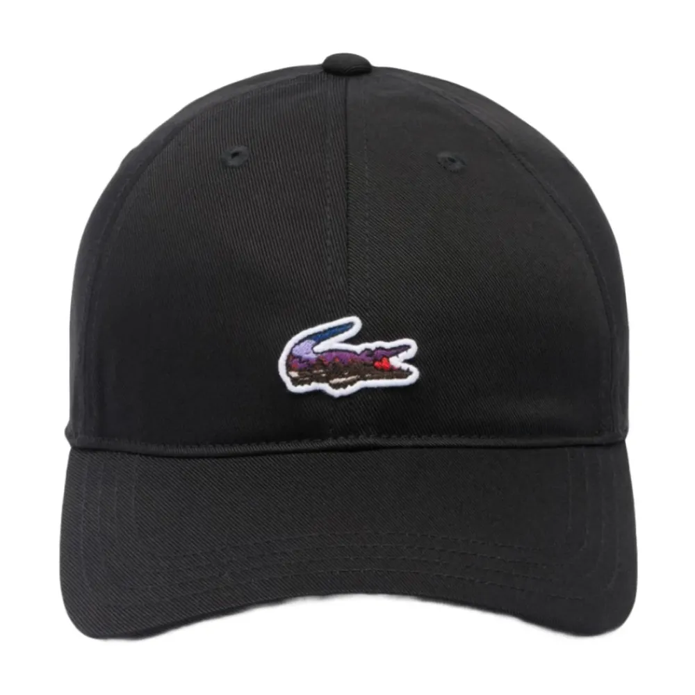 Heren Lacoste Landscape Crocodile Katoenen Cap