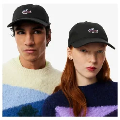 Heren Lacoste Landscape Crocodile Katoenen Cap