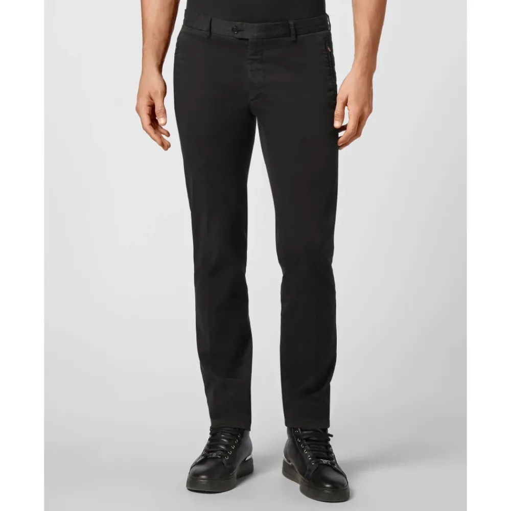 Heren Philipp Plein Lange Broek met Rits