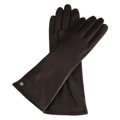 DAMES Kazar Lange donkere monogramhandschoenen