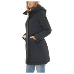 DAMES Peuterey Lange donsjas met vaste capuchon