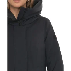 DAMES Peuterey Lange donsjas met vaste capuchon