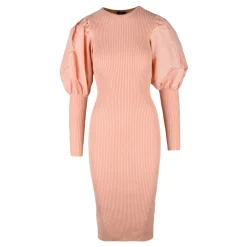 DAMES Elisabetta Franchi Jurken^Lange Gebreide Jurk